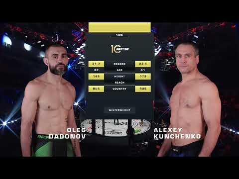 Видео: Олег Дадонов vs. Алексей Кунченко | Oleg Dadonov vs. Alexey Kunchenko | ACA 195