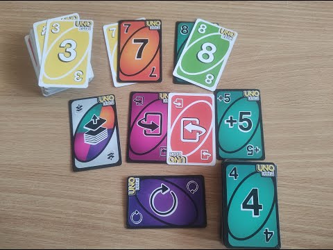 Видео: "Уно флип" Быстрый обзор и правила игры