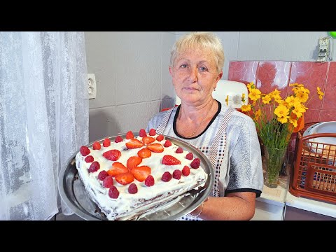 Видео: Быстрый шоколадный торт, когда гости у порога