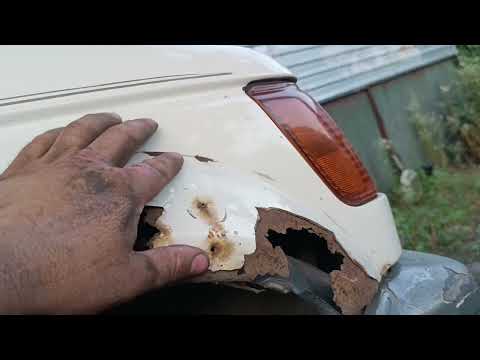 Видео: Восстановление кузова Mitsubisi Pajero 2. Часть 1