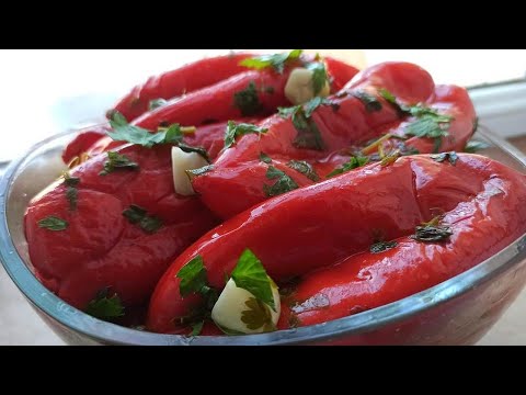 Видео: Маринованный красный перец по- армянски