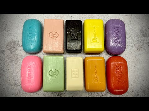 Видео: Dry soap cutting 💛🧡🤎🤍💜❤️🩷🩵/ Резка сухого мыла / ASMR