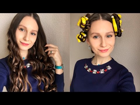 Видео: Как накрутить волосы на бигуди - папильотки | How to wind the hair on the curlers