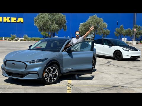 Видео: Меняю Tesla на Mustang Mach-E