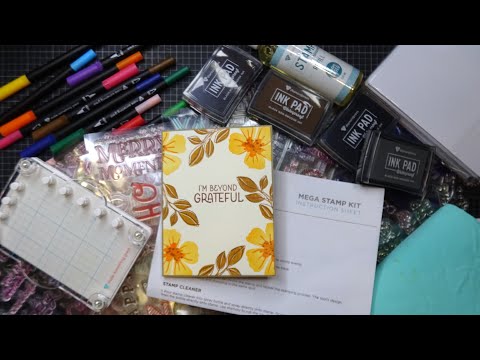 Видео: Распаковка и руководство по набору Diamond Press Mega Stamp! Новая потрясающая программа автодост...