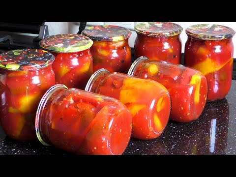 Видео: Готовлю 30 ЛЕТ, вкуснее рецепта НЕТ! Перец в томатном соусе (ЛЕЧО) БЕЗ СТЕРИЛИЗАЦИИ, на зиму.
