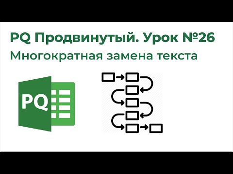 Видео: Power Query Продвинутый №26. Множественная замена текста c List.Accumulate и VBA
