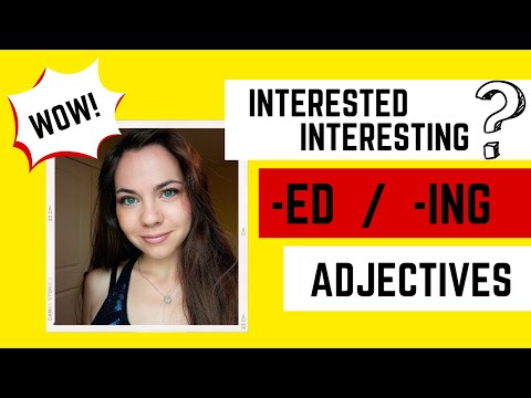 Видео: НЕ МОЖНА ПЛУТАТИ!  ЗАКІНЧЕННЯ -ed / -ing у прикметників 🤩