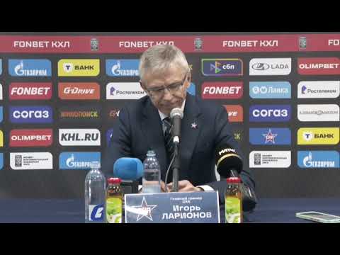Видео: СКА - ЦСКА. Профессор ЛАРИОНОВ: отставка, разговор с Миллером, Голдобин, Локтионов Пресс-конференция