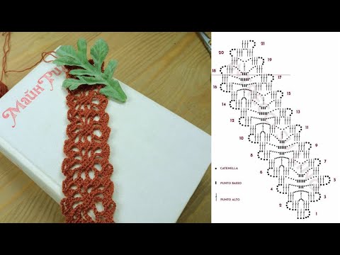 Видео: Кайма ПАУЧКИ Кайма вяжется из угла