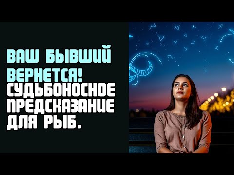 Видео: ВАШ БЫВШИЙ ВЕРНЕТСЯ! СУДЬБОНОСНОЕ ПРЕДСКАЗАНИЕ ДЛЯ РЫБ
