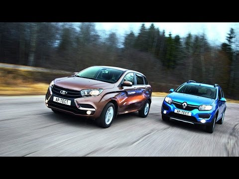 Видео: Лада XRAY против Renault Sandero Stepway