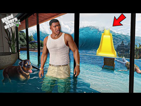 Видео: ФРАНКЛИННІҢ ҮЙІН СУ БАСЫП КЕТТІ МА? | АКВАПАРККЕ НЕ БОЛДЫ?  (GTA V)