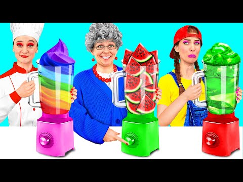 Видео: Кулинарный Челлендж: Я против Бабушки | Потрясающие Кухонные Лайфхаки от Parara Best