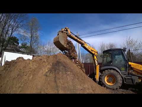 Видео: НОВЫЙ ДОМ!!! Серия 22/100. Начинаю копать фундамент. Проблемы с септиком.