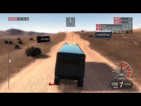 Видео: Colin McRae  Dirt  Уровень 3  2 трасса  BF Goodrich T4 RAID America  6 попытка