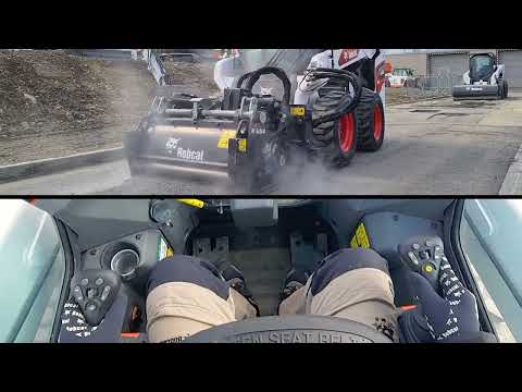 Видео: Холодная фреза Bobcat