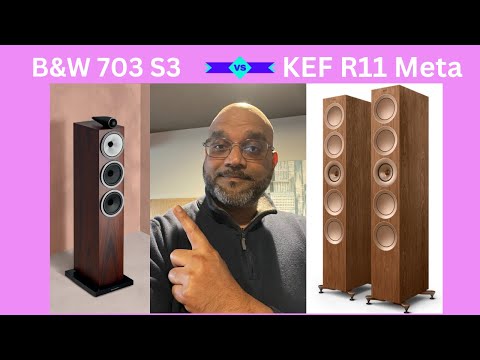 Видео: KEF R11 Meta против Bowers & Wilkins 703 S3 — демонстрация и первые впечатления