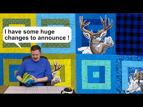 Видео: Стеганое одеяло с рогами 🦌 и тканью, окрашенной вручную!