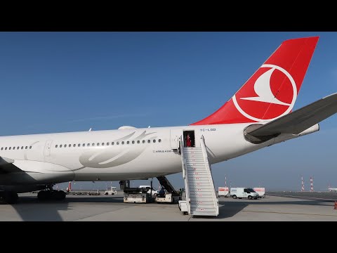 Видео: Airbus A330-300 а/к Turkish Airlines | Рейс Анталья - Стамбул