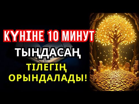 Видео: 😱🙌 Бар болғаны 10 минут тыңда! Тілектеріңнің есігін дұғамен аш!
