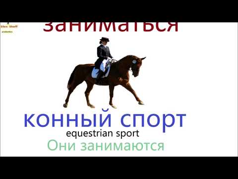 Видео: № 63 Учим русский:  СПОРТ.