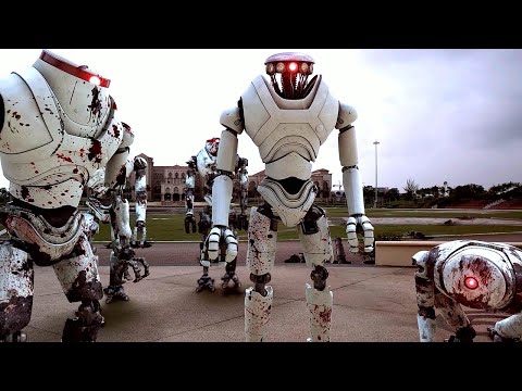 Видео: В Юго-Восточной Азии произошло восстание зомби, отряд роботов выдвинулся на зачистку
