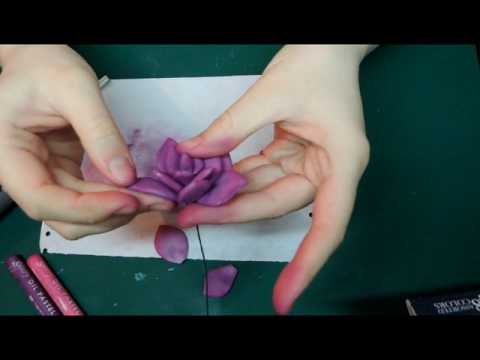 Видео: Суккуленты из фоамирана. МК от Екатерины Дерновой. Часть 2