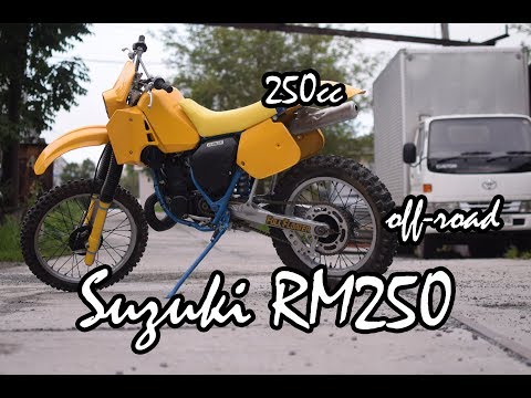 Видео: Suzuki RM250 1985. Обзор. Test ride and Start