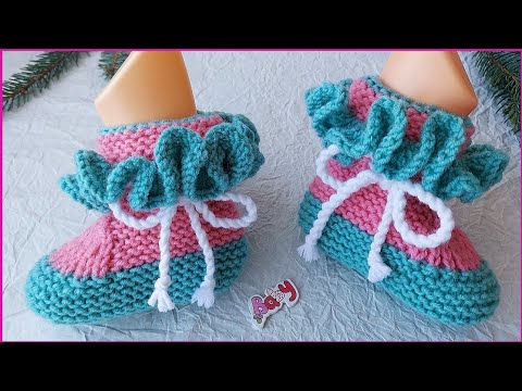 Видео: 😱ЭТО ЛУЧШЕЕ, ЧТО Я КОГДА ЛИБО ВИДЕЛА🔥. Очаровательные пинетки спицами. Подробный МК.