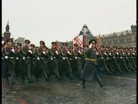 Видео: HD Final Soviet October Revolution Parade, 1990 Парад 7 Ноября