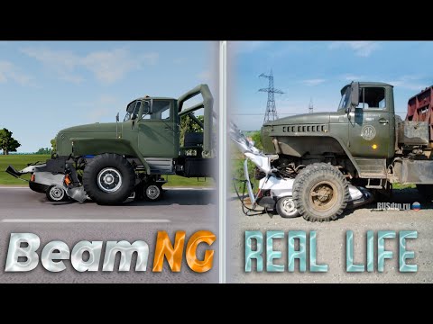 Видео: BeamNG Drive Аварии на реальных событиях #32