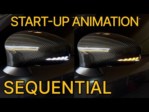 Видео: Установка последовательного зеркального указателя поворота/света! | GREY 3IS