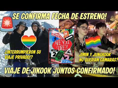 Видео: JIKOOK наконец подтверждены!! 😭💕 Их отпуск саботировали? Момент наедине!