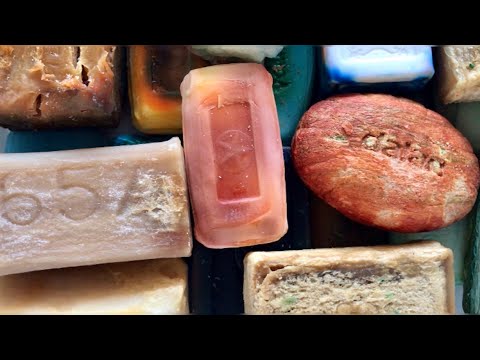 Видео: ASMR SOAP # 191/Cutting weird dry soaps |  Relax video/Резка странных мыл