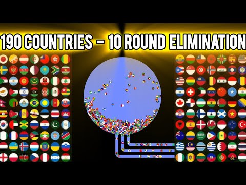 Видео: 190 стран — 10 раундов на выбывание | МИРОВАЯ ГОНКА ПО МРАМОРУ