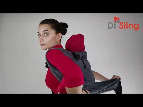 Видео: Май-слинг Di Sling. Положение за спиной.