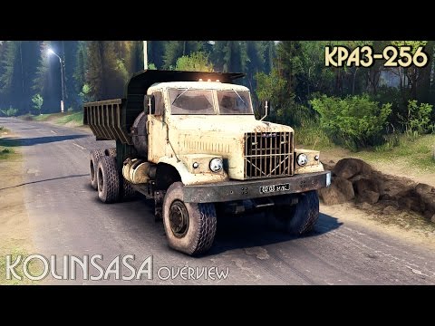Видео: Spintires 2014 - КрАЗ-256