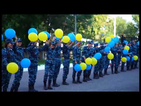 Видео: Марш-бросок посвященный Дню Конституции РК.