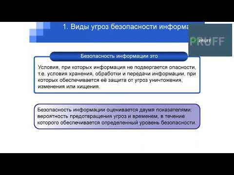 Видео: Защита информации – 1