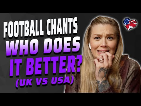 Видео: Футбольные кричалки США против Великобритании (ужас!) | Реакция американцев | Аманда Рэй