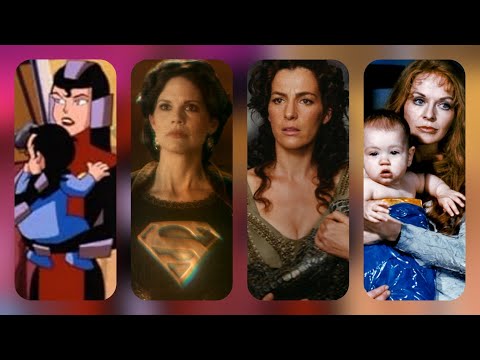 Видео: Эволюция Лары Эл (матери Супермена) в мультфильмах, фильмах и шоу (DC Comics)