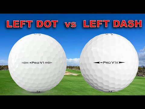 Видео: КАКОЙ ИЗ НИХ: Titleist Pro V1 Left Dot против Pro V1x Left Dash?