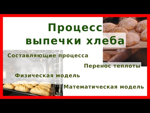Видео: Процесс выпечки хлеба: составляющие процесса, перенос теплоты, физическая и математическая модель