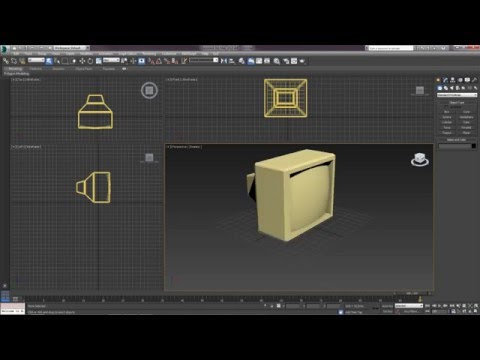 Видео: 3D Max. Упражнение №7.  Работа с модификатором Edit Poly. Телевизор.