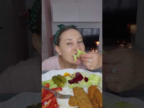 Видео: Мукбанг/Рыбные палочки/Овощи