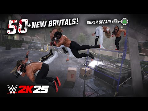 Видео: WWE 2K25: НОВЫЕ свирепые приемы и добивания!