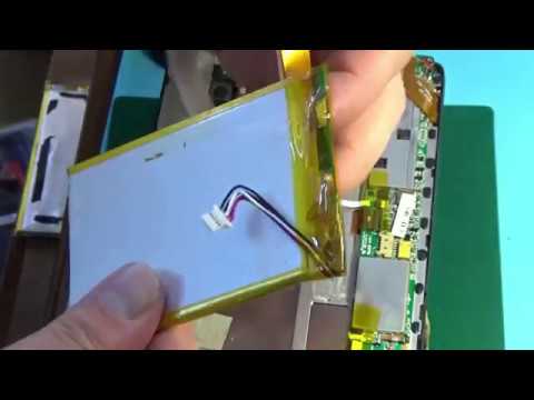 Видео: Вздулась АКБ на планшете DNS AirTab P72g. Переделка в трёхконтактную АКБ