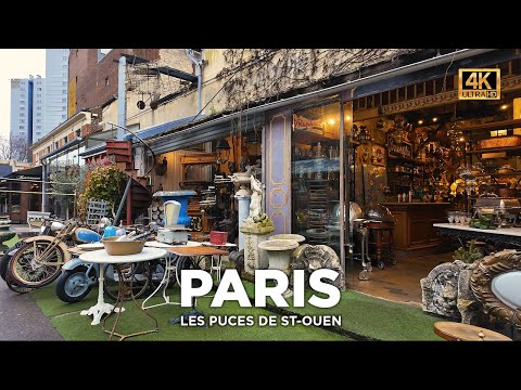 Видео: Париж: Охота за сокровищами на блошином рынке в Сент-Уан (Крупнейший в мире!)