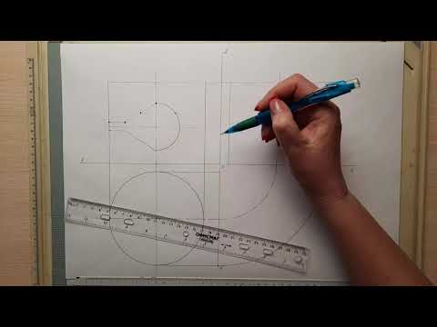 Видео: Начертательная геометрия  Практическое занятие к "Лекции №6 Часть 1"